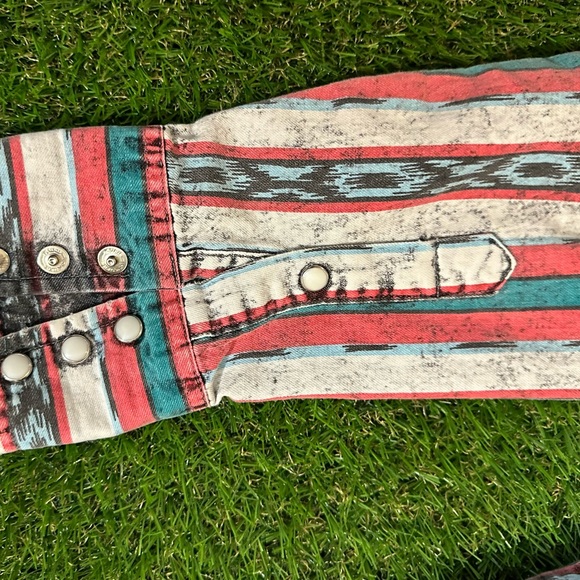 1990’s wrangler western shirt. Men’s small - Picture 5 of 8